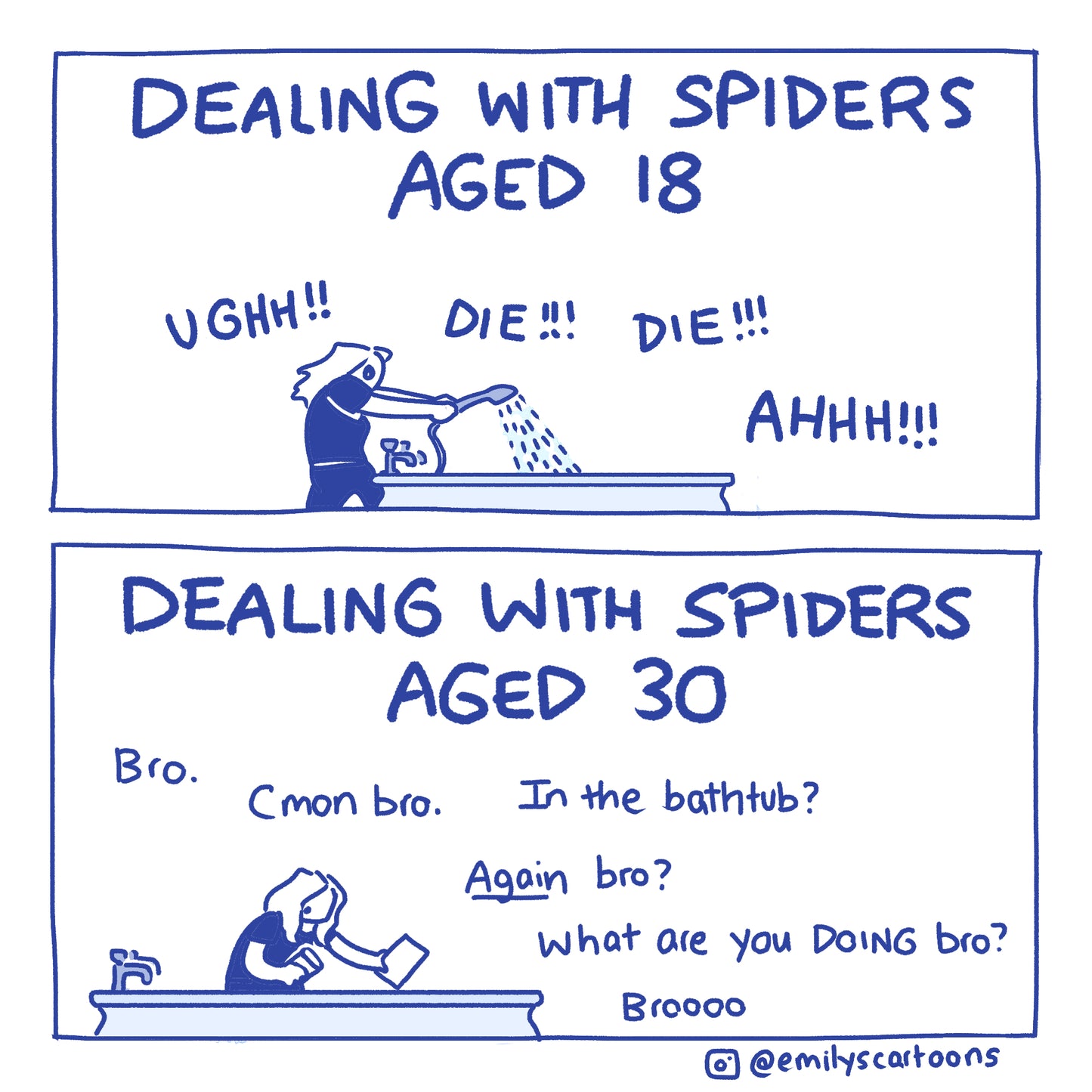Dealing With Spiders - High quality A4 print