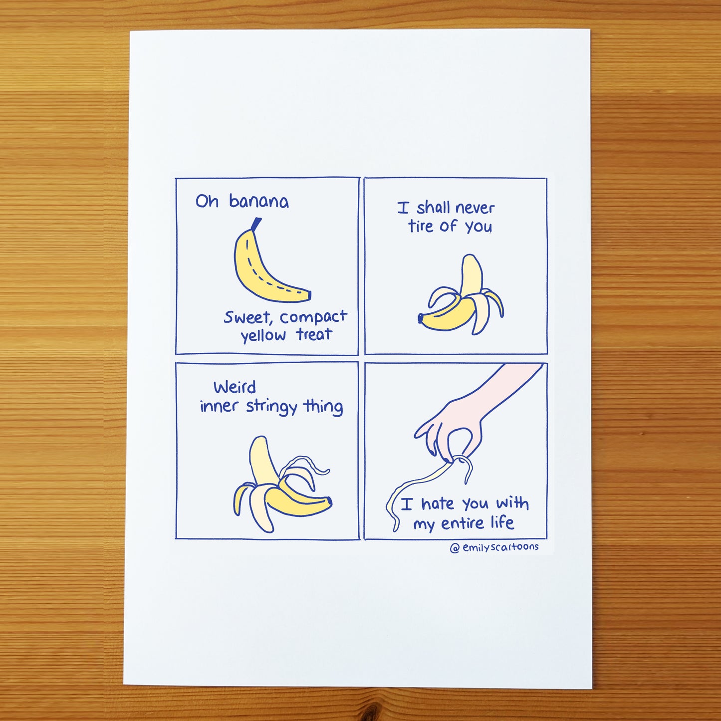 Oh Banana - High quality A4 print