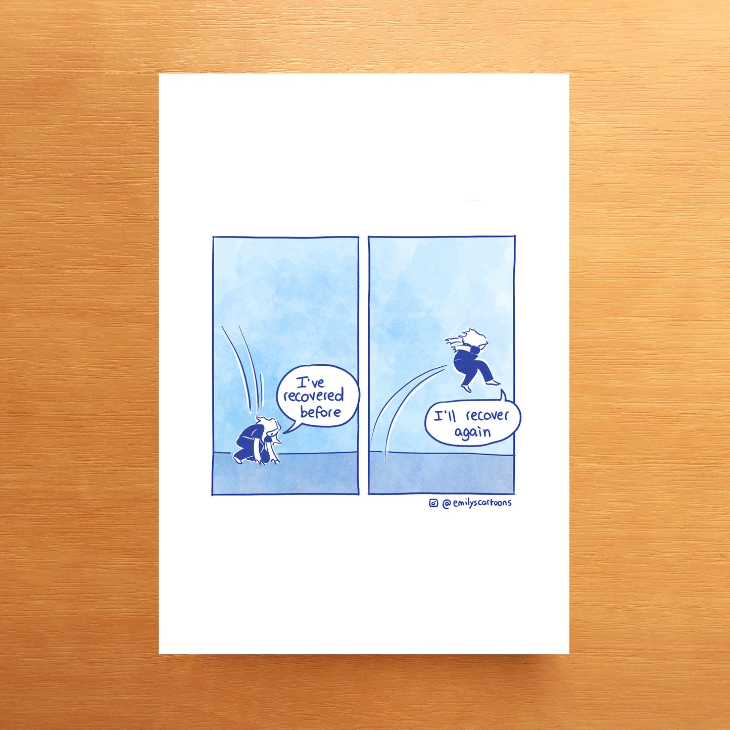 Recover Again - High quality A4 print