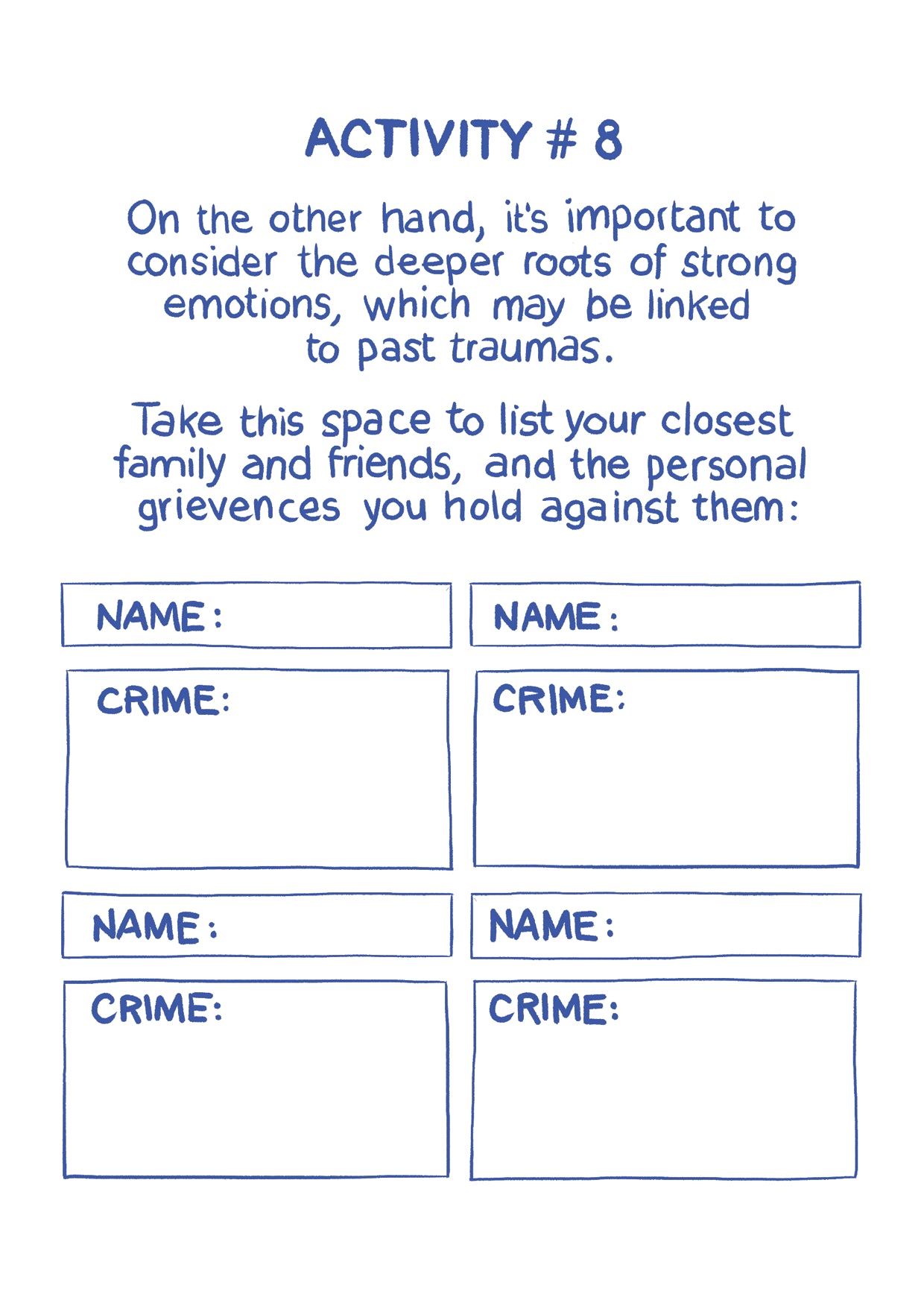 My Friends Are Always Late: An Activity Booklet