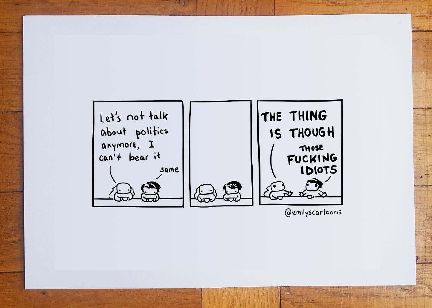 Politics - High quality A4 print