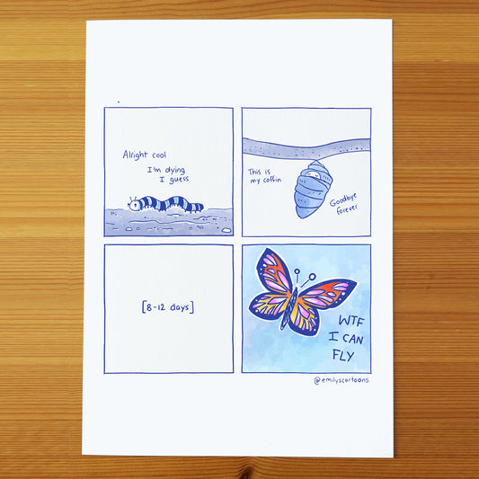 Butterfly - High quality A4 print