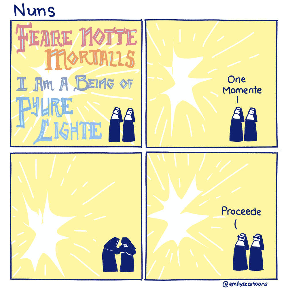 Nuns Booklet + Print Set - discounted!