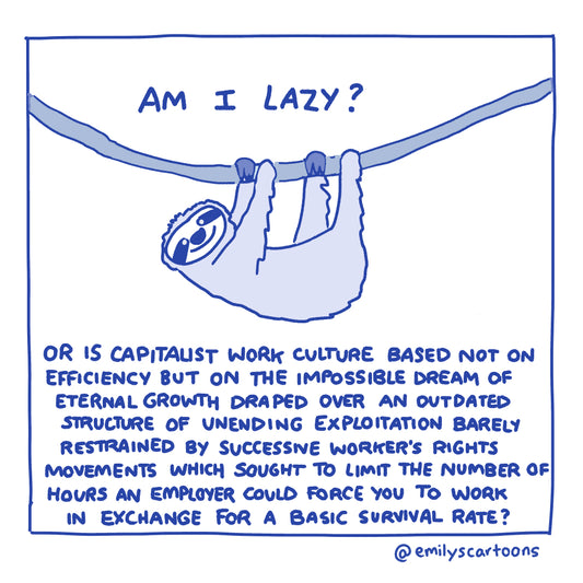 Lazy - High quality A4 print