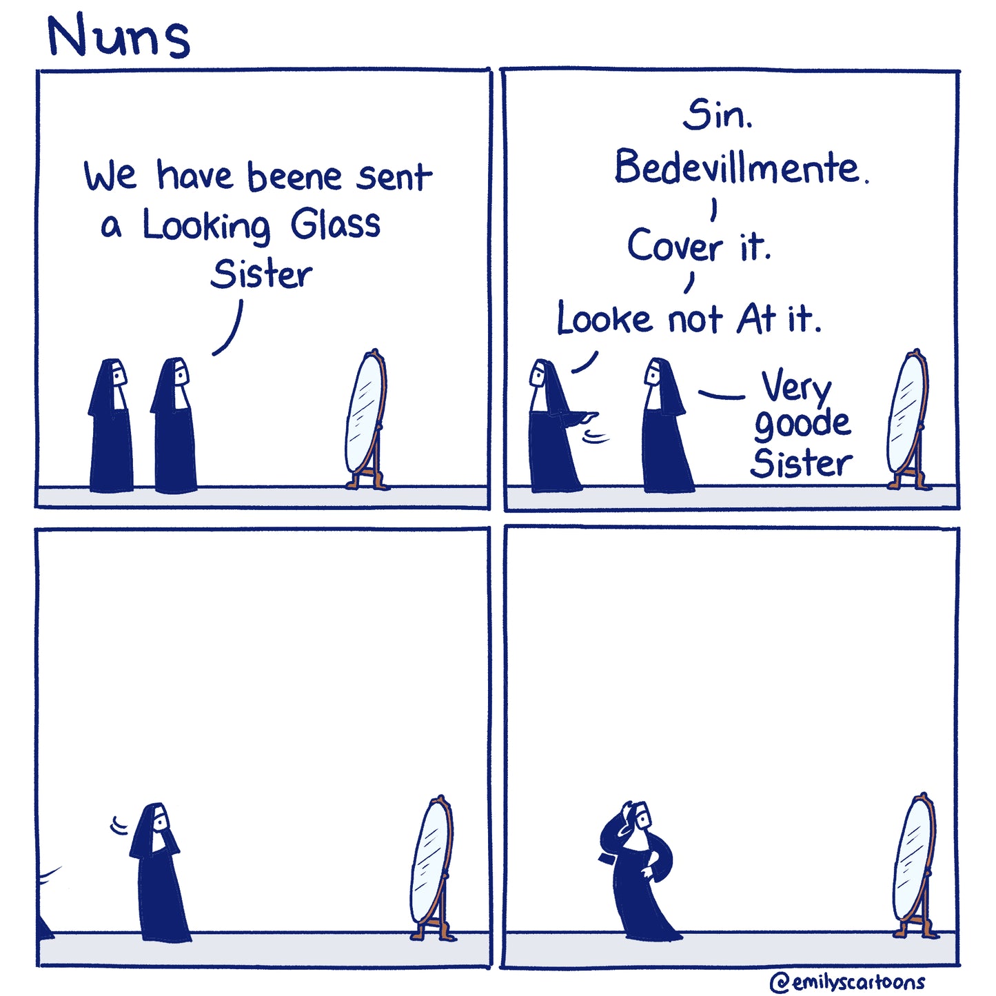 Nuns Print + Booklet - discounted set!