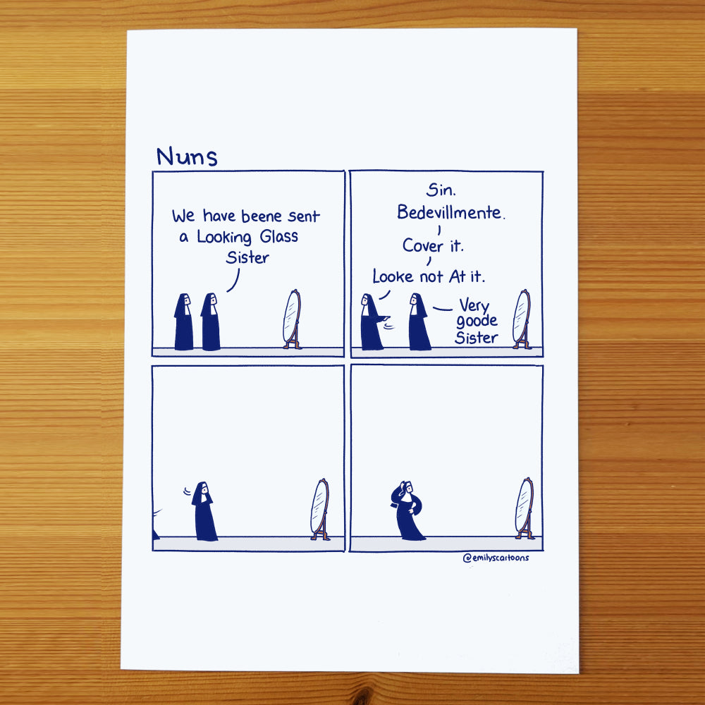 Nuns Print + Booklet - discounted set!
