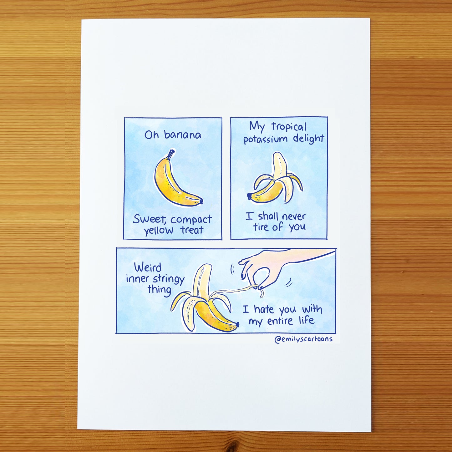 Oh Banana - High quality A4 print