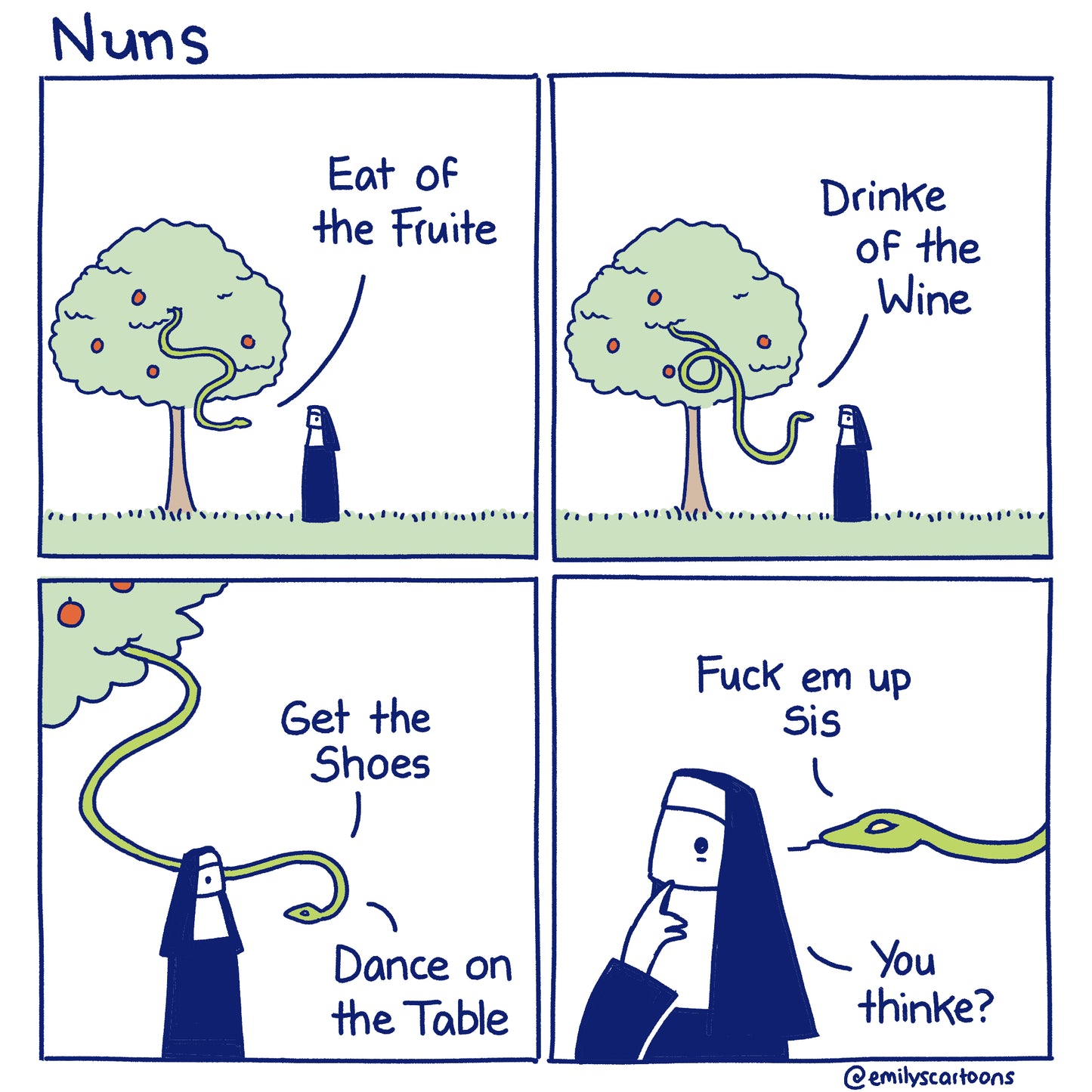 Nuns Print + Booklet - discounted set!