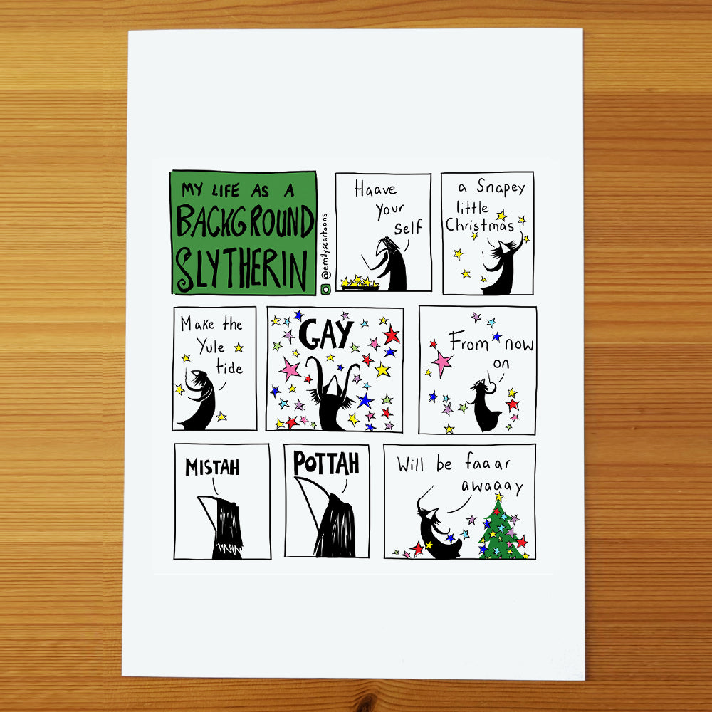 Snapey Christmas - High quality A4 print