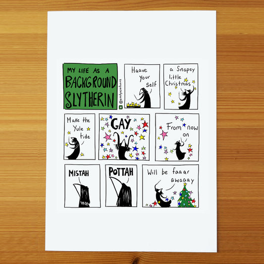 Snapey Christmas - High quality A4 print