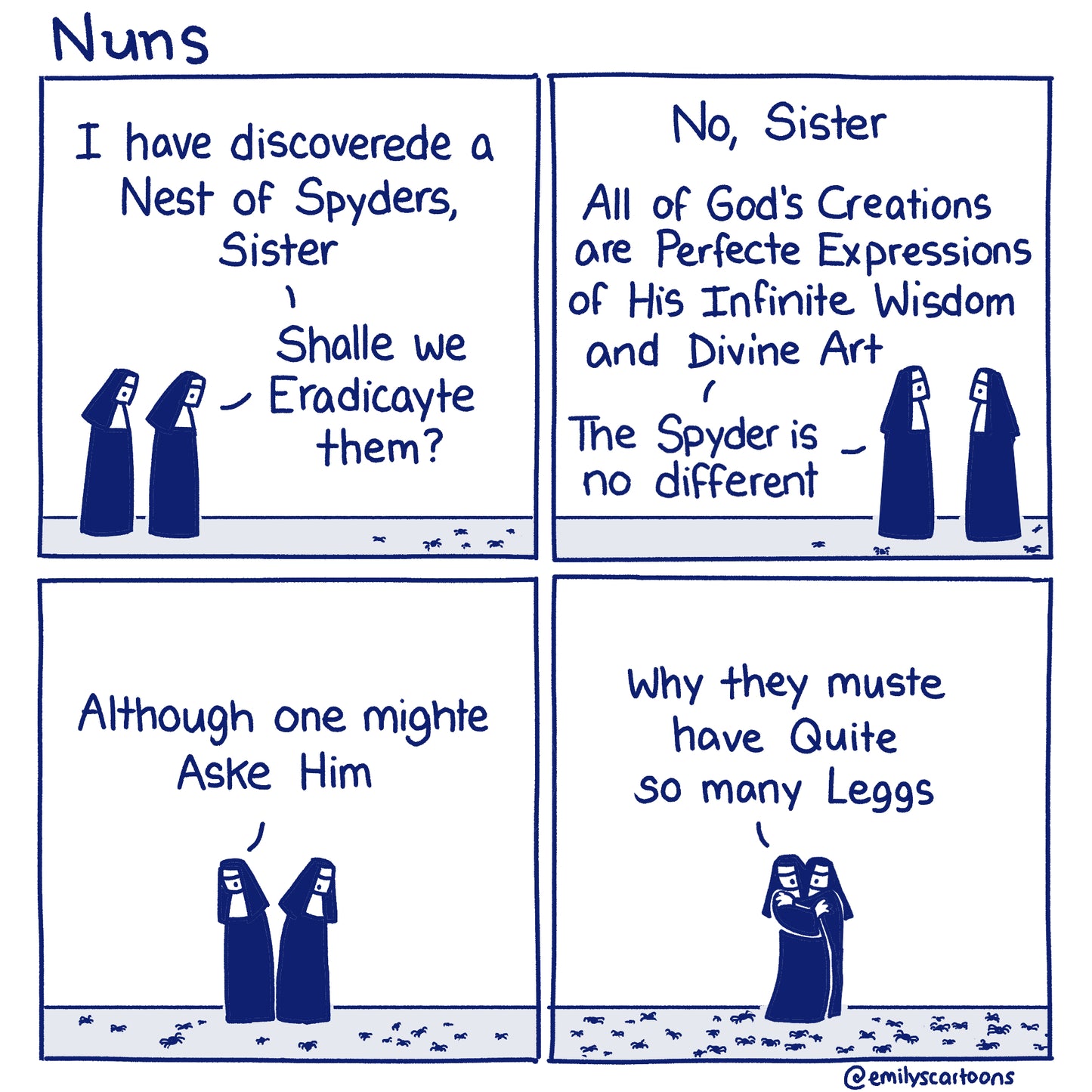 Nuns Booklet + Print Set - discounted!