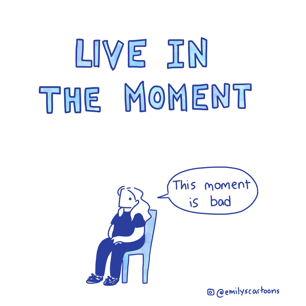 Live In The Moment - High quality A4 print