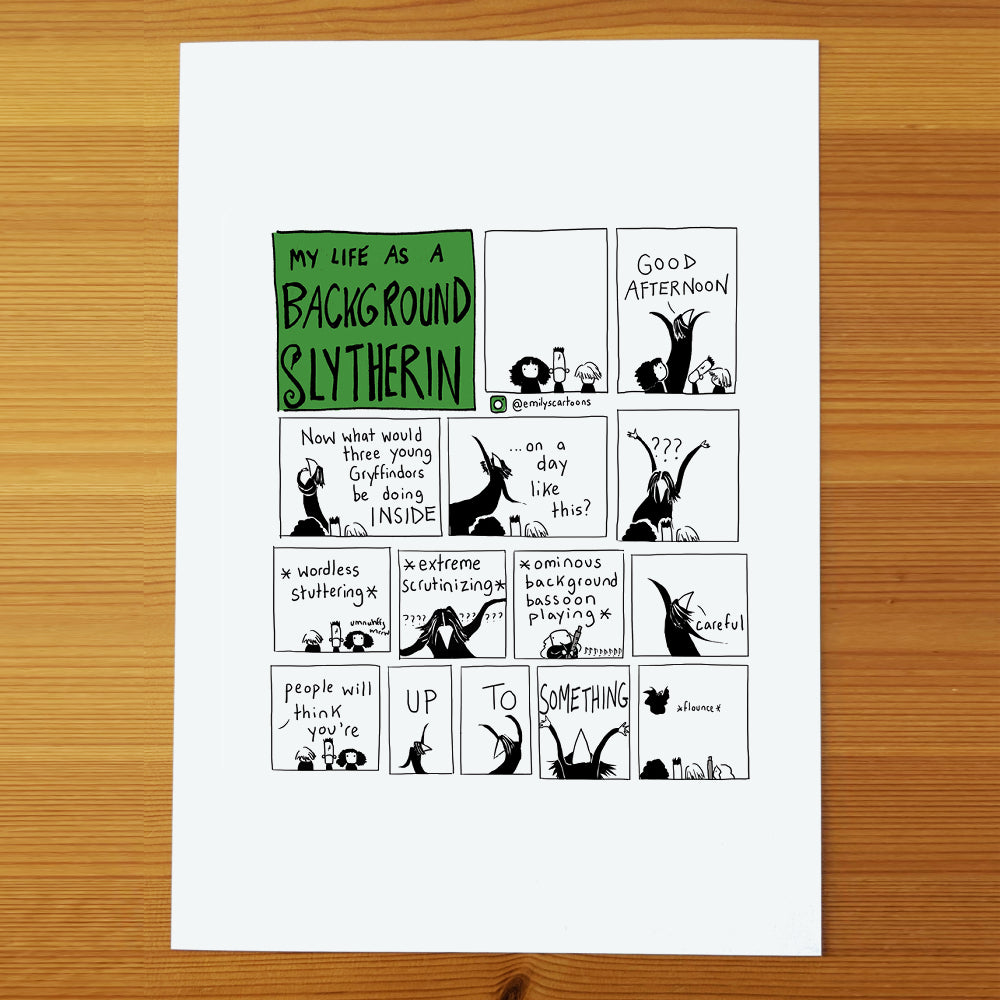Up To Something - High quality A4 print