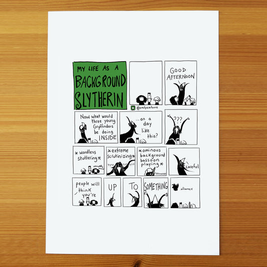 Up To Something - High quality A4 print