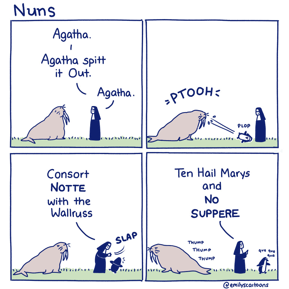 Nuns Booklet + Print Set - discounted!