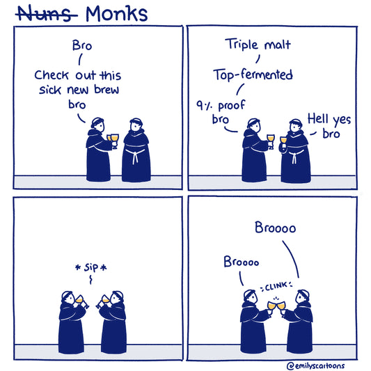 Monks - High quality A4 print