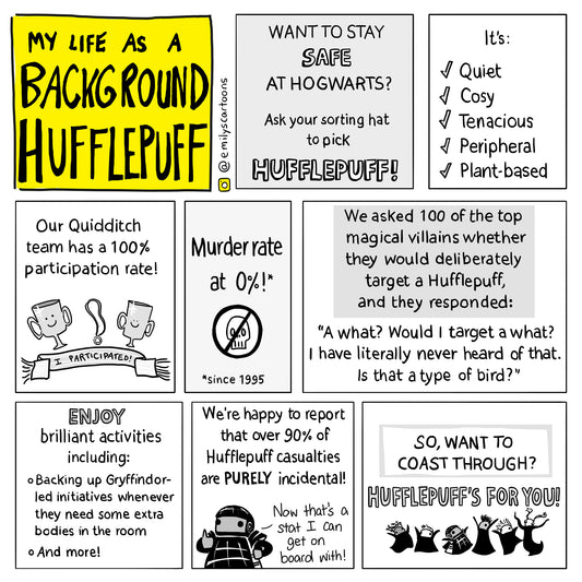 Choose Hufflepuff - High quality A4 print